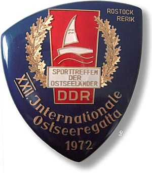 Plakette Ostseeregatta 1972