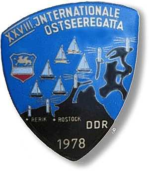 Plakette Ostseeregatta 1978