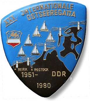 Plakette Ostseeregatta 1980