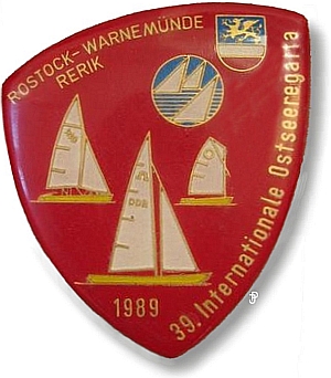 Plakette Ostseeregatta 1989