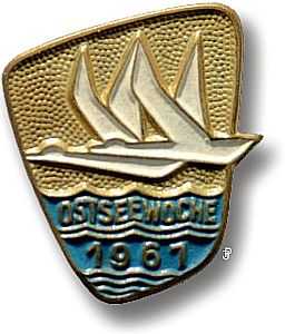 Anstecknadel Ostseewoche Pin 1961