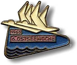 Anstecknadel Ostseewoche Pin 1963