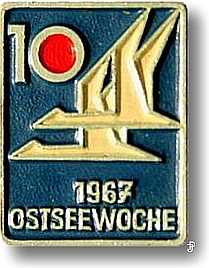 Anstecknadel Ostseewoche Pin 1967