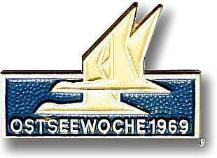 Anstecknadel Ostseewoche Pin 1969