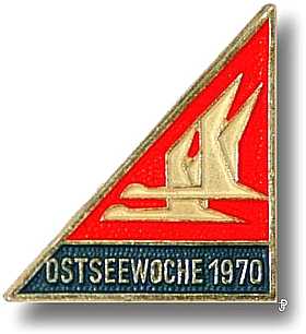 Anstecknadel Ostseewoche Pin 1970