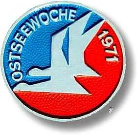 Anstecknadel Ostseewoche Pin 1971