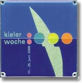 sailing badge Kieler Woche Plakette 2000