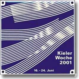 sailing badge Kieler Woche Plakette 2001