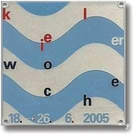 sailing badge Kieler Woche Plakette 2005