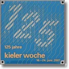 sailing badge Kieler Woche Plakette 2007
