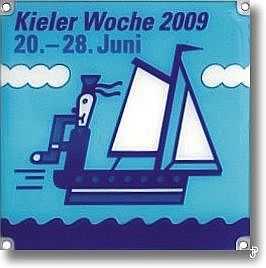 sailing badge Kieler Woche Plakette 2009