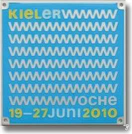sailing badge Kieler Woche Plakette 2010