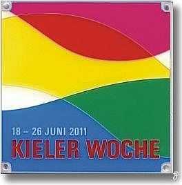 sailing badge Kieler Woche Plakette 2011