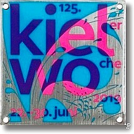 sailing badge Kieler Woche Plakette 2019