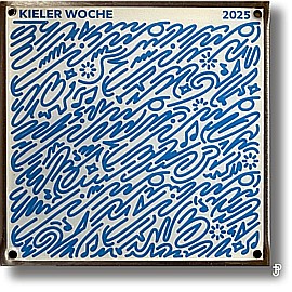 sailing badge Kieler Woche Plakette 2024